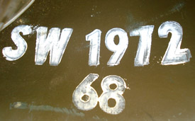 Schuberth Werke 1972, coque taille 68. Schuberth Werke 1972, coque taille 68.