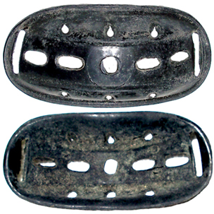 Mentonnière VDN pour comparaison. Mentonnière VDN pour comparaison.