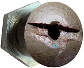 Variante à vis creuse formant évent Variante à vis creuse formant évent