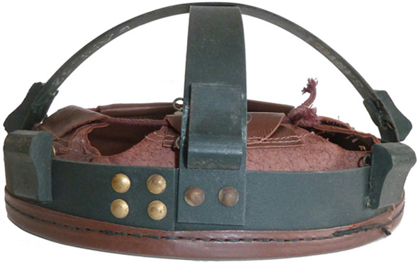 Coiffe - vue de coté : jointure cerclage.