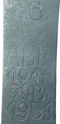 X.Buisset, 1951, taille 56.