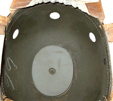 Vue intérieure, tampon amortisseur.