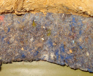 Bandeau de feutre de rembourrage. Bandeau de feutre de rembourrage.