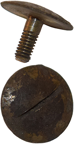 Vis et écrou de type Mark I. Vis et écrou de type Mark I.