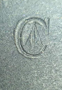 Broad arrow estampée. Broad arrow estampée.