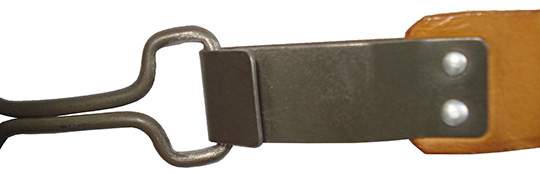 Mousqueton fermé. Mousqueton fermé.