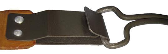 Mousqueton fermé. Mousqueton fermé.