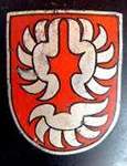 Commune de Schüpfen. Insigne Pompier.
