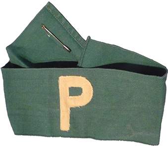 Police Militaire - Brassard. Police Militaire.