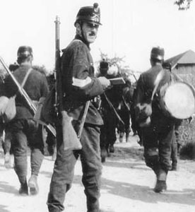 Shako modèle 1889. Shako modèle 1889.