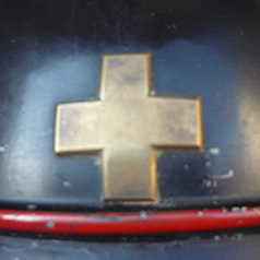 Casque de pompier. Casque de pompier.
