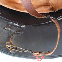 Casque de pompier. Casque de pompier.