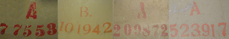 Marquages. Marquages.