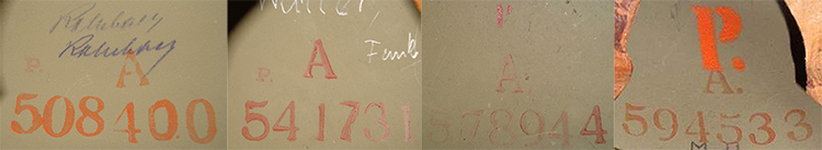 Marquages. Marquages.