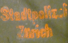 Police Zürich. Police Zürich.