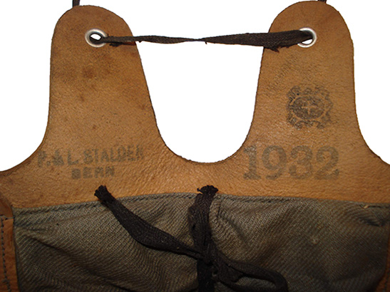Tampon de sellier de 1932. Tampon.