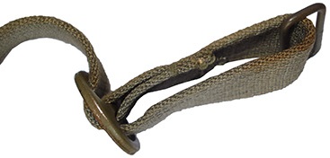 Anneau de fixation et boucle de réglage.