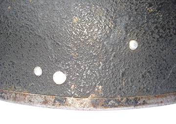 Rivets avant - Extérieur. Rivets avant - Extérieur.
