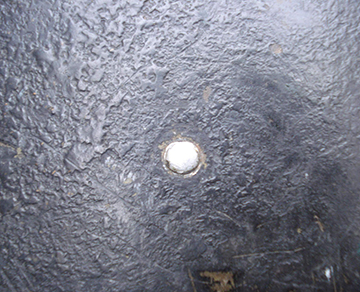 Rivet extérieur. Rivet extérieur.