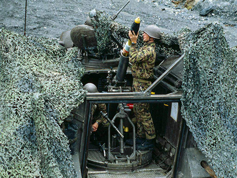 Char lance mines. Mle 71.