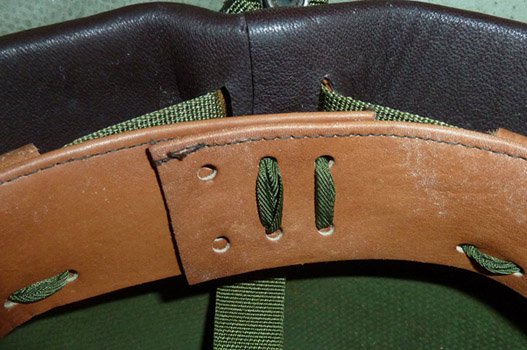 Jointure du bandeau, points de r&eacute;glage.