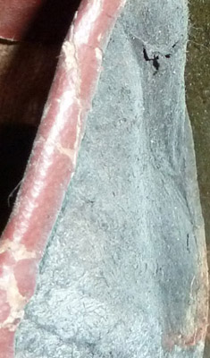 Cerclage de coiffe en carton. Cerclage de coiffe en carton.