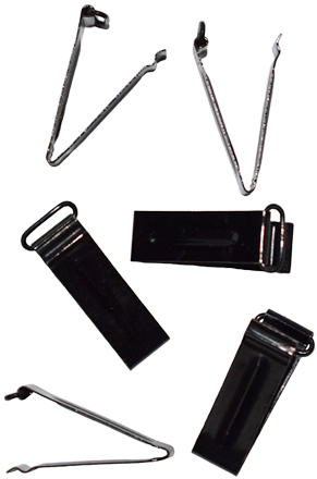 Clips de fixation du bandeau. Clips de fixation du bandeau.