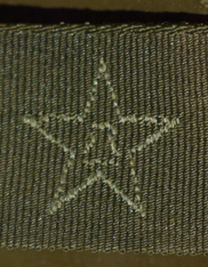 Etoile brodée. Etoile brodée.