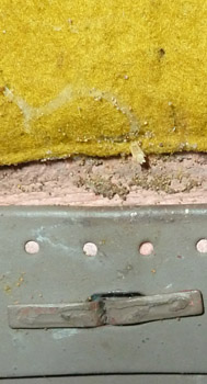 Détail rivet fendu.