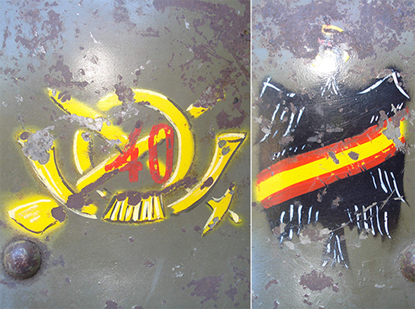 Insignes du 40ème régiment d'infanterie.