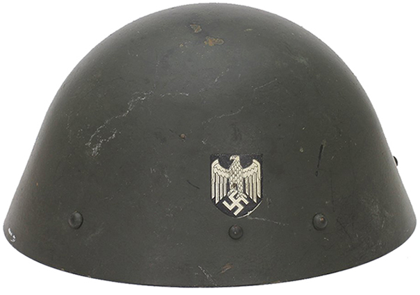 Casque réutilisé par la Polizei.