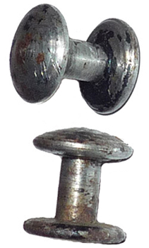 Rivets à double tête.