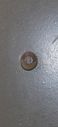 Tête de rivet. Tête de rivet.