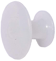 Rivet à double tête en plastique. Rivet à double tête en plastique.