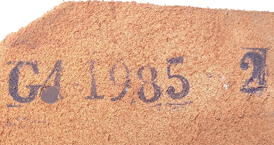 Fabrication de 1985. Fabrication de 1985.