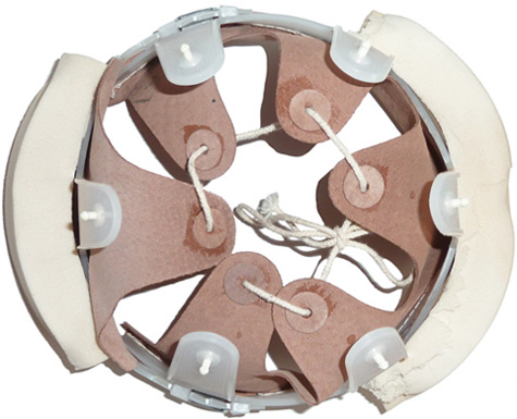 Coiffe - vue de dessus.