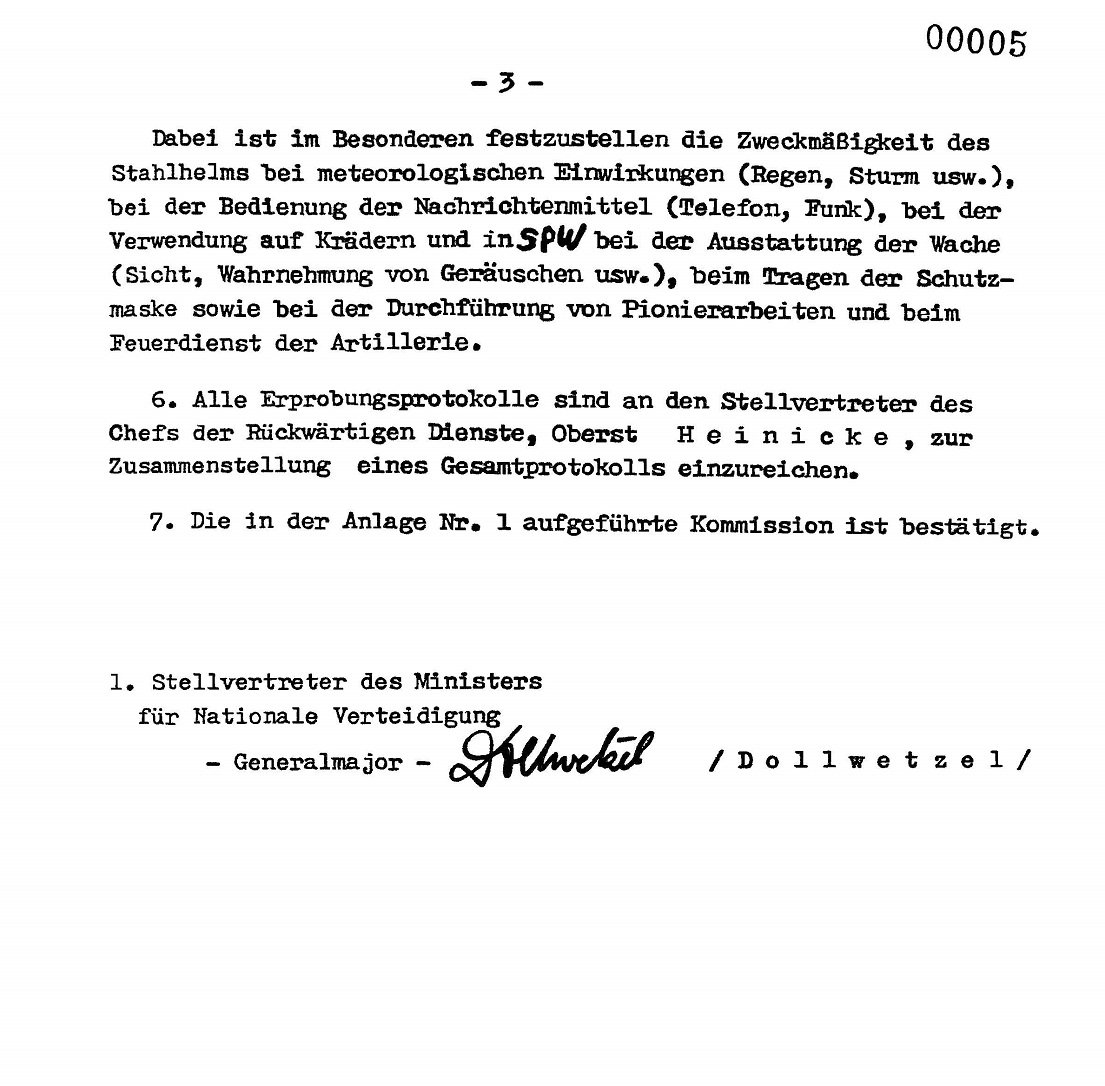 Essai du casque Modell 56.