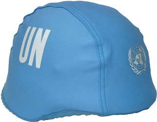 Couvre-casque ONU.
