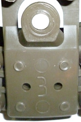 Support arrière de fixation. Support arrière de fixation.