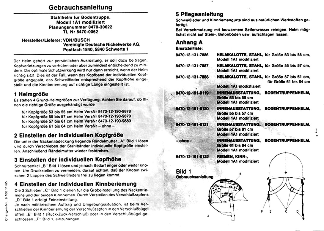 Notice M85. Notice M85.