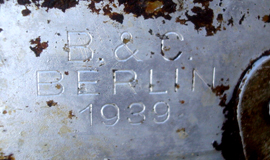 B&C, berlin 1939 alu renforcé. B&C, berlin 1939 alu renforcé.