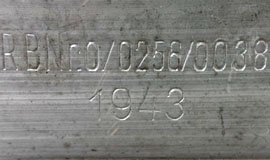 RBNbr 0/0256/0038,1943. RBNbr 0/0256/0038,1943.