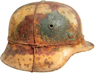 Support de matériels de camouflage, en fil de fer. Support de matériels de camouflage, en fil de fer.