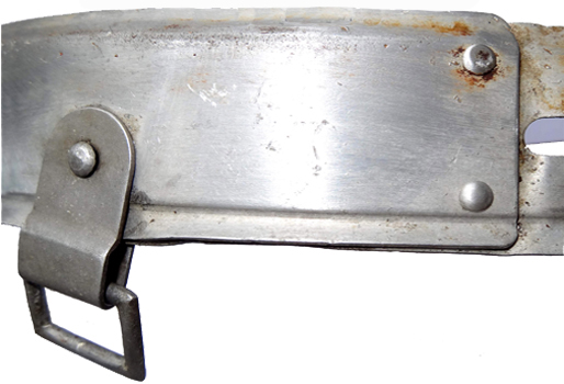 Vue du profil en b de l'enchapure. Vue du profil en b de l'enchapure.