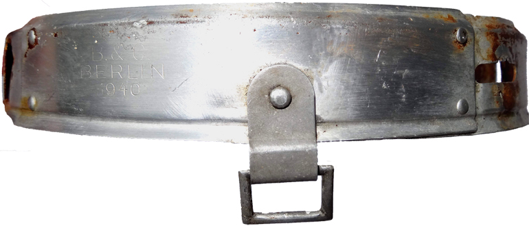 Cerclage en aluminium renforcé, fabrication tardive B&C 1940. Cerclage en aluminium renforcé, fabrication tardive B&C 1940.