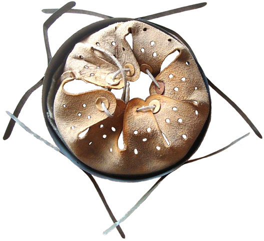 Disposition des lames resorts sur la périphérie du cerclage intérieur. Disposition des lames resorts sur la périphérie du cerclage intérieur.