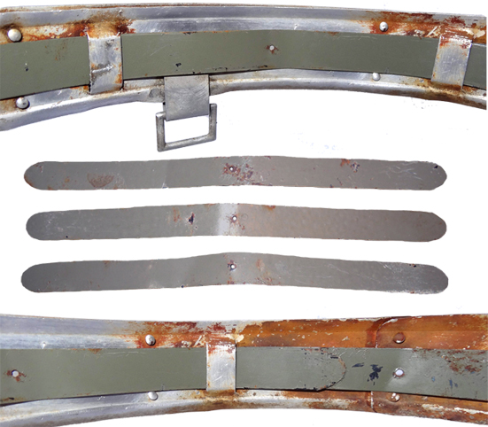 . Emboîtement des lames ressorts dans le cerclage extérieurEmboîtement des lames ressorts dans le cerclage extérieur.