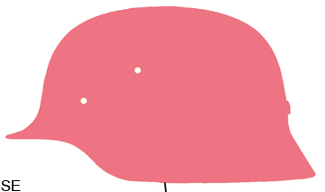 Silhouette de la coque SE. Silhouette de la coque SE.