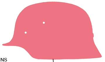 Silhouette de la coque NS. Silhouette de la coque NS.