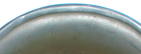 Vue de la bordure avant. Vue de la bordure avant.